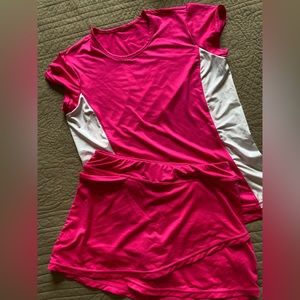 Girls Fila Tennis Shirt and Skort Set